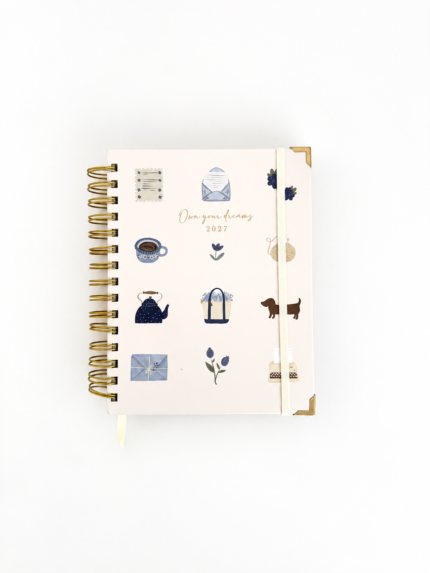 Agenda Blue Charms-  Formato Diario- Preventa